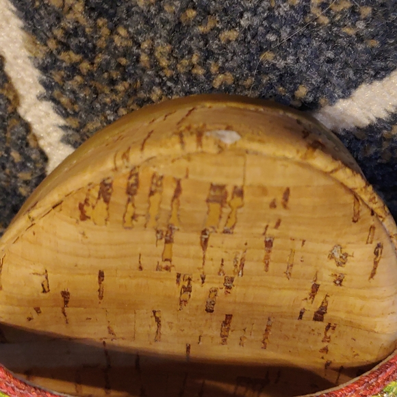 Eric Javits - Multi colored wedge cork sandals - Picture 3 of 7